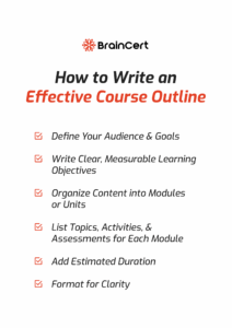 How to Write a Course Outline:...