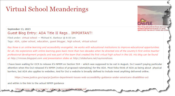 ADA Title II Regs… IMPORTANT! ADA Title II Regs… IMPORTANT!